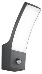 FANEUROPE FAN EUROPE Nástěnné svítidlo LED SAIL se senzorem hliník difuzor antracit IP65 CCT 3000-4000 K 80x160x245 mm
