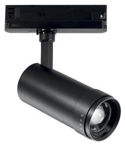 FANEUROPE FAN EUROPE Třífázový lištový LED reflektor EXPLORER černý, 30 W, 3000-4000 K, pr. 71x167 mm