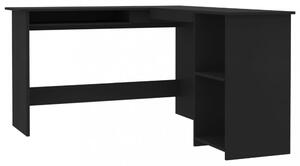 Rohový psací stůl 120x140 cm Dekorhome Černá
