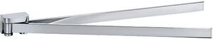 Bemeta Design SOLO: Držák ručníků, 393 mm, dvojitý, otočný - 139104232
