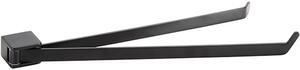 Bemeta Design ORGANIC BLACK: Držák ručníků, 445 mm, dvojitý, otočný - 167004100