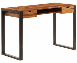 Psací stůl 110x55 cm dřevo / ocel Dekorhome