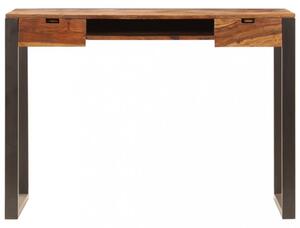 Psací stůl 110x55 cm dřevo / ocel Dekorhome