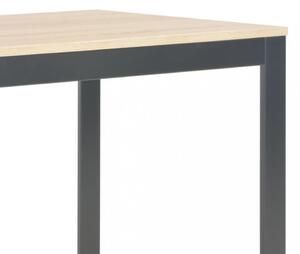 Psací stůl 120x60 cm dřevotříska / ocel Dekorhome Bílá