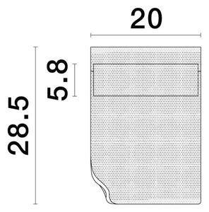LED nástěnné svítidlo Agos