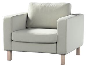 Potah na křeslo IKEA Karlstad, krátký barva zelená látka sametová