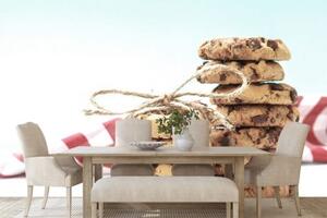Tapeta cookies sušenky - 375x250 cm