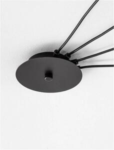 Lustr na lanku Cinzia 180 smoky – E27