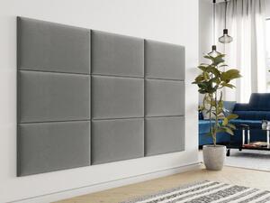 Čalouněný panel na zeď 70x40 PAG - šedý
