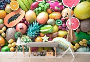 Tapeta mix ovoce - 150x100 cm