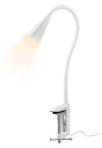 Livarno® Stolní LED lampa Freya (Led lampa s upnutím, bílá) (100397707004)