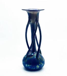 Sklárna Častolovice - Váza prostřihávaná secesní 30cm Art Nouveau