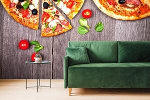 Tapeta italská pizza - 300x200 cm