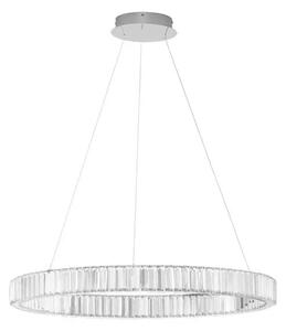 Křišťálový lustr Aurelia 80 Chrome – Šedá