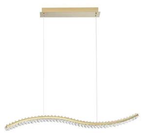 Křišťálový lustr Aurelia 100 zlaté – LED