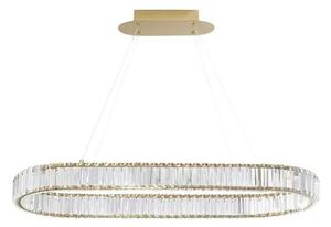 Křišťálový lustr Aurelia 92 zlaté – LED