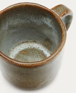OnaDnes -20% Hnědý keramický hrnek Kave Home Serni