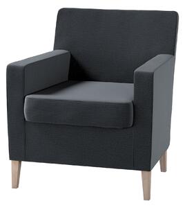 Potah na křeslo IKEA Karlstad barva šedá látka sametová