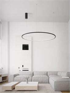 LED lustr Tarquin 100 černé – Černá