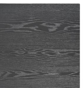Psací stůl 120x60 cm dřevotříska / ocel Dekorhome Černá