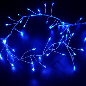Vánoční LED nano řetěz, modrá, 2m, 200 LED