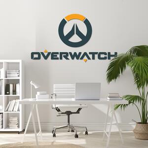 DUBLEZ | Dřevěné logo na stěnu - Overwatch