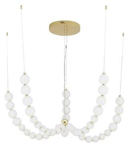 Lustr na lanku Perla 118 zlaté – LED