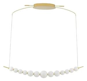 Lustr na lanku Perla 109 zlaté – LED