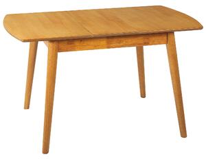 Rozkládací jídelní stůl TOMS Světle hnědá 100/130 cm 80 cm