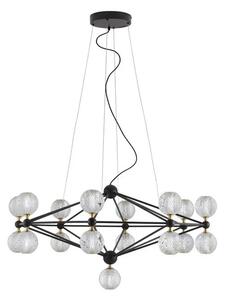 Rustikální lustr Belinda 105 černé – LED