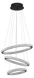 LED lustr Ginevra 51 černé