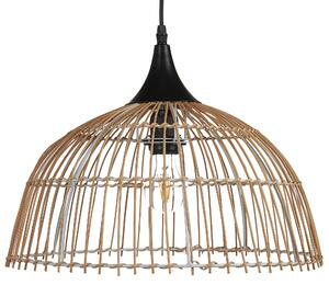 Závěsná lampa BARARIS Ratan Přírodní