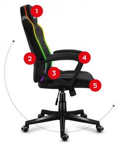 Herní židle Force - 2.5 RGB carbon mesh
