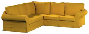Potah na pohovku IKEA Ektorp rohová barva žlutá látka pletený vzor