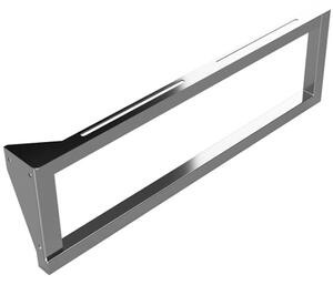 Bemeta Design Konzole umyvadlová s držákem ručníků levá, 490 mm, zátěž 50 kg, nerez, lesk - 201541051
