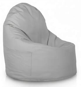 Sedací vak Primabag Porty nylon outdoor stříbrná N5