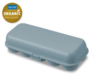 EGG box na 10 ks vajíček Modrá Organic KOZIOL (Barva-květina modrá)