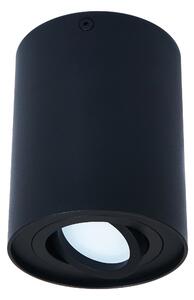 BERGE Podhledové bodové svítidlo 6683 výklopné, kruhové - černá - 115mm