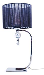 Retro stolní lampa Impress černé – Černá