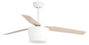 Stropní ventilátor Monsoon 13.2 bílé s dálkovým ovládáním – Bílá