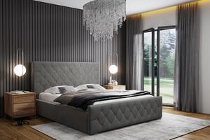 Postel MODEL 01 200x200 šedá - MAGIC VELVET 2217