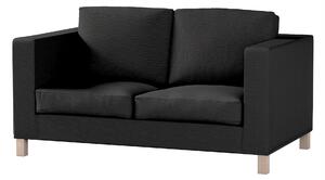 Potah na pohovku IKEA Karlanda 2-místná, krátký barva černá látka pletený vzor