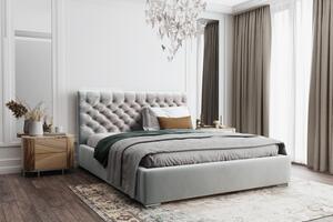 Postel MODEL 03 200x200 šedá - MAGIC VELVET 2240
