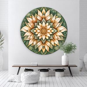 DUBLEZ | Květinová mandala - Srdce džungle | UV tisk, Premium