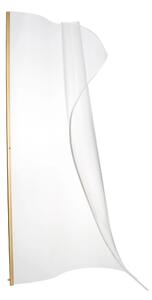 LED stojací lampa Siderno – Zlatá
