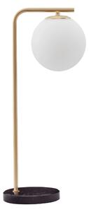Designová stolní lampa Alvarez – Zlatá