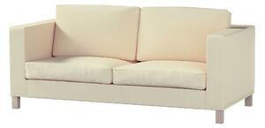 Potah na pohovku IKEA Karlanda rozkládací, krátký barva krémová látka lesklé, pletený vzor