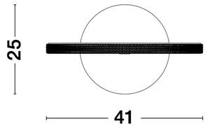 LED stojící lampa Nager – Černá