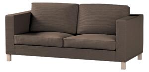 Potah na pohovku IKEA Karlanda rozkládací, krátký barva hnědá látka pletený vzor