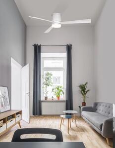 Stropní ventilátor Silky 13.2 bílé s dálkovým ovládáním – Bílá